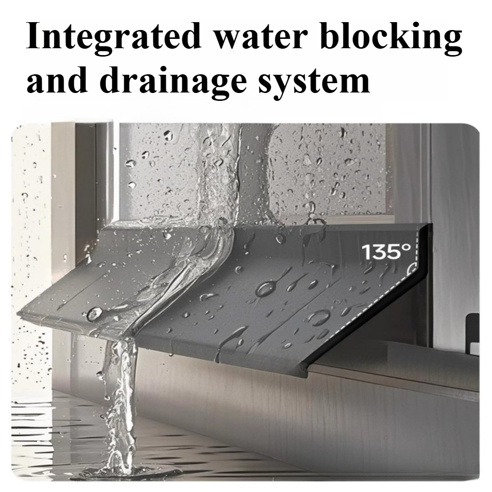 1 m wasserdichter selbstklebender Gummi-Streifen für Fenster, Glas, Tür, Balkon, verschiebbar, winddicht, schalldicht, Dichtung, Heim-Dichtungsstreifen