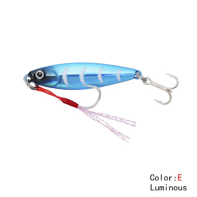 Metal Cast Jig Spoon 7G 14G Shore Casting Jigging Lead Fish Sea Bass Fishing Lure Long Casting Artificial Bait Tackle: E / 7g