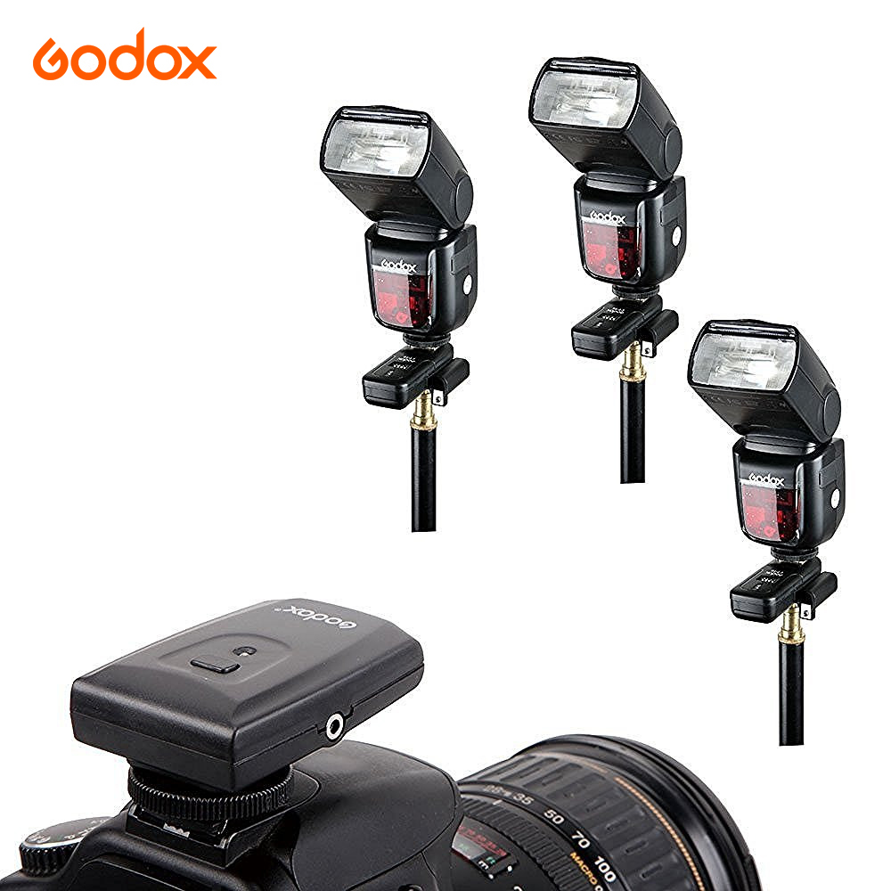 Godox CT-16 16 Kanalen Draadloze Radio Flash Speedlite Trigger Zender + 2x Ontvanger Set Voor Canon Nikon Pentax Studio Flash