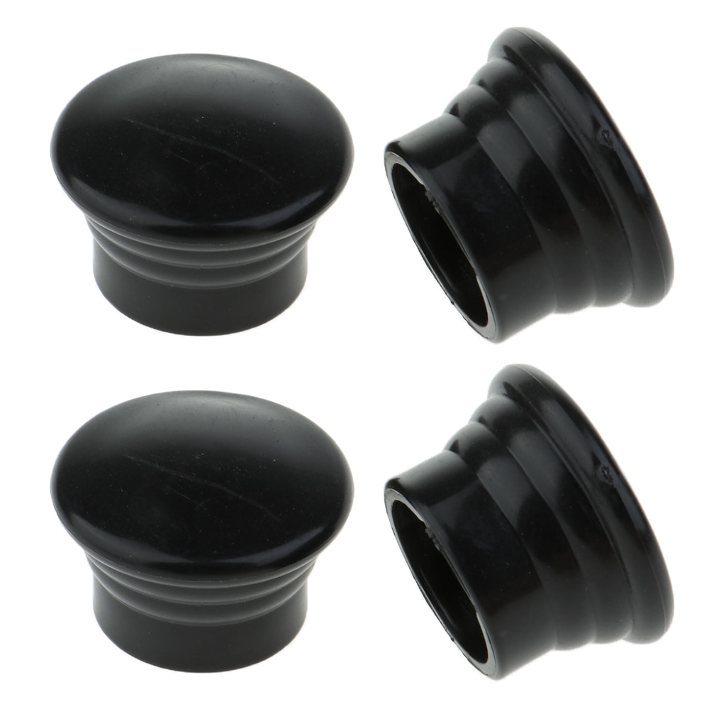 4x hemmakontor fönster gardin panel stång ändlock lock endast slutdia .28mm