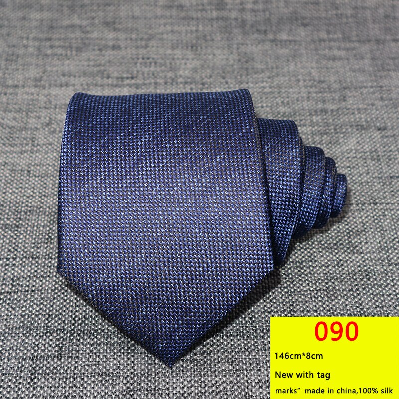 Cravates à fleurs pour hommes, 8CM, gravata corbatas, formelles en soie, Cravate Jacquard pour marié, fête de mariage, Business: 090