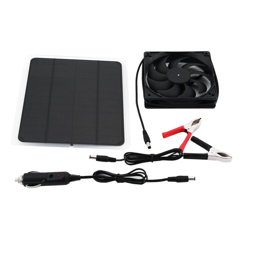 Portable solar fan Clean energy Long lasting Energy saving Keeps air clean Eliminate the smell of pets