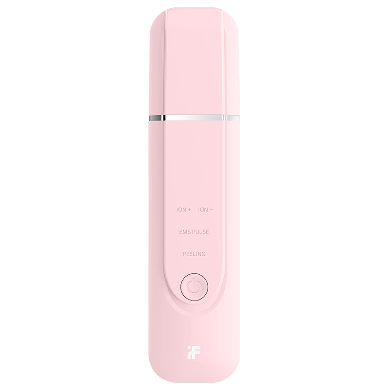 InFace Ultrasonic Ion Cleansing Instrument Massage Skin Scrubber Peeling Shovel Facial Pore Cleaner Machine Xiaomi Supply Chain: pink