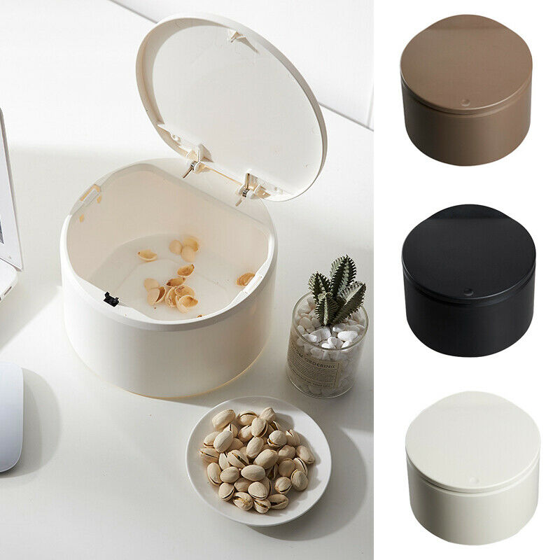 Mini Small Waste Bin Home Office Desktop Table Trash Can Garbage Basket Box