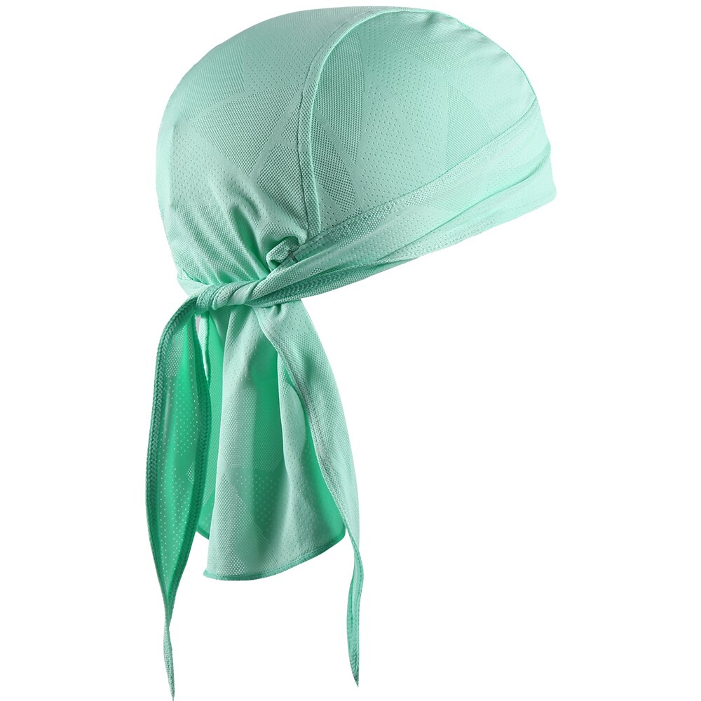 Chapeaux de Pirate pour hommes, casquette de vélo, bonnet de Sport réglable, cyclisme, chapeau d'équitation, écharpe, doublure, Bandana pour femmes: 07 Light green