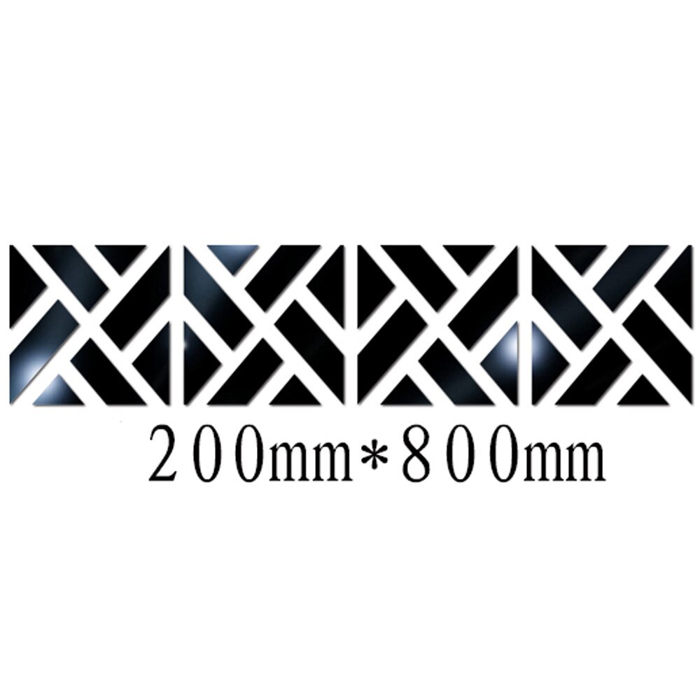 32 piezas espejo hexágono vinilo extraíble pegatina de pared decoración del hogar arte DIY habitación decoración dormitorio decoración Sala H5: Black