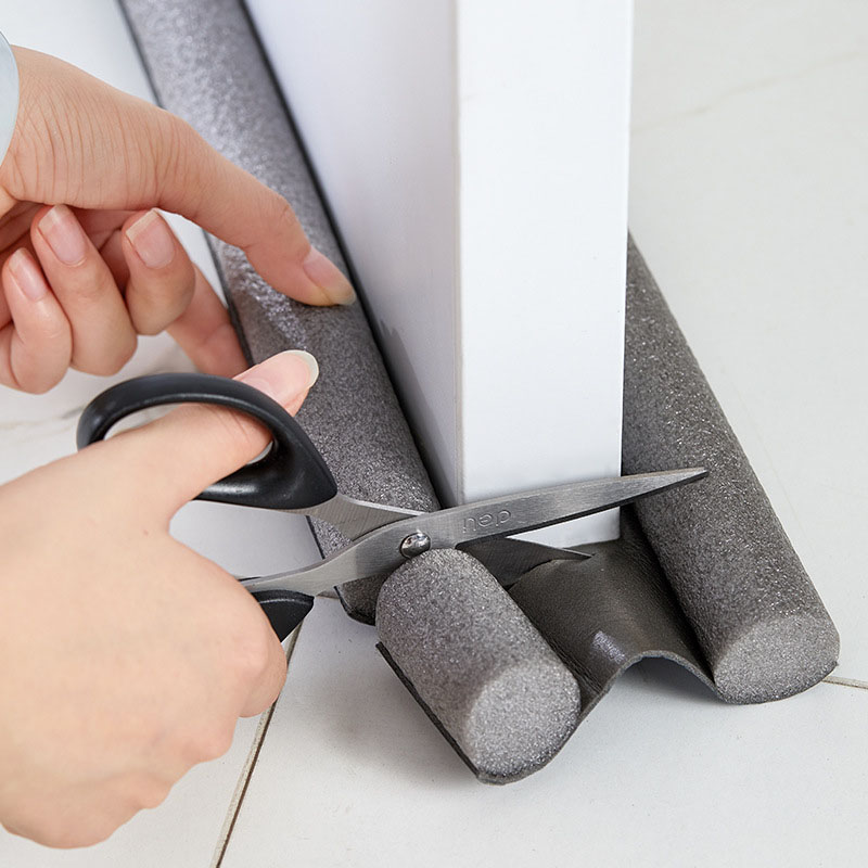 Spezieller Türboden-Dichtungsstreifen unter der Tür, Zugluftstopper, Windgeräusch, akustischer Schaumblocker, Türstopper-Halter für Insekten