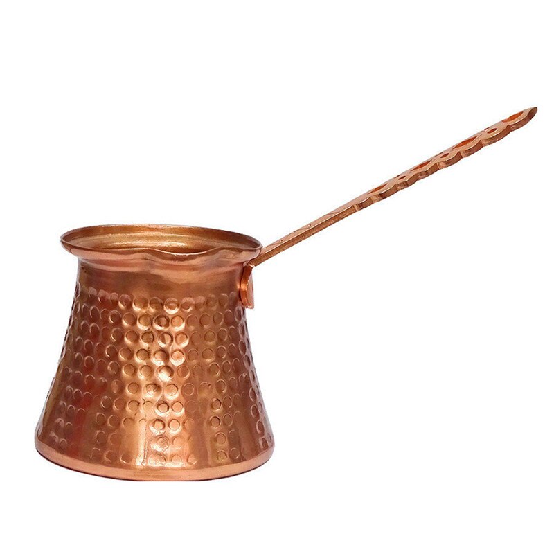 320ml café manche en bois turc Cezve cafetière café turc cuivre cafetière pour turc Cezve Ibrik cafétéria: Default Title