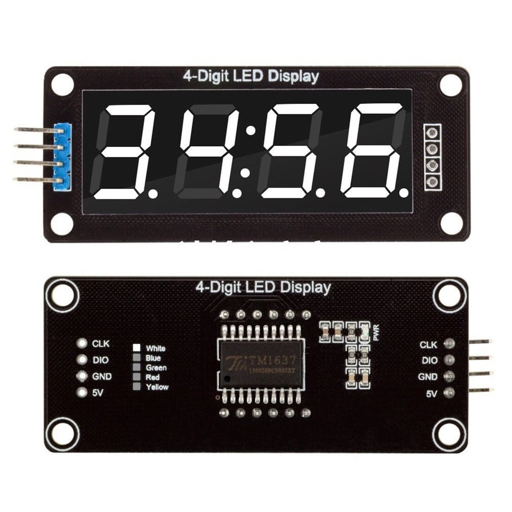 0.56''Inch TM1637 4Bit Digital LED 7Segment Clock Tube Display For Arduino: Bundle 2