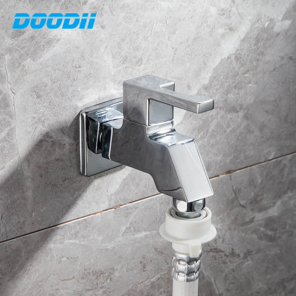 Tap Outdoor Garden Pond Wall Mounted Washing Machine Bibcock Zinc Water Wall outside Decorative Single Cold Faucet Torneiras