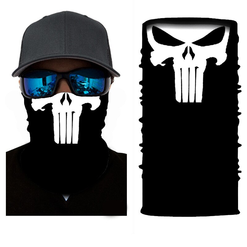 Stirnband Bandana Schädel Gesicht Maske Schal Maske Geist Sturmhaube Masken Radfahren Kopf Schal Nacken Halloween Party Gesicht Maske: 78