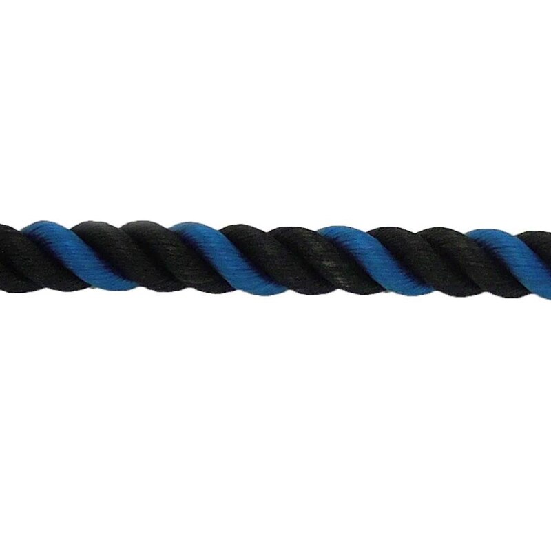 27.5 Inch Kabel Touw Attachment Zwart En Blauw Nylon Gevlochten Tricep Rope Druk Kabel Triceps Pushdown