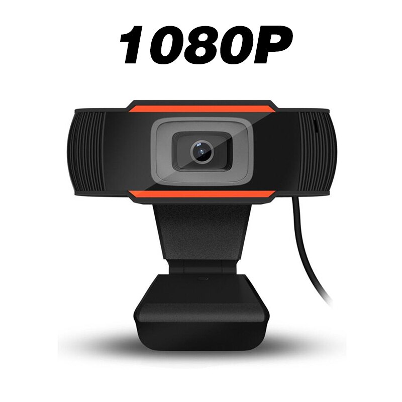 30 Degrees Rotatable USB 2.0 Webcam 1080p Full HD 480P 720P Video Recording Web Camera Logitech Webcam with Micro for PC Network: 1080P