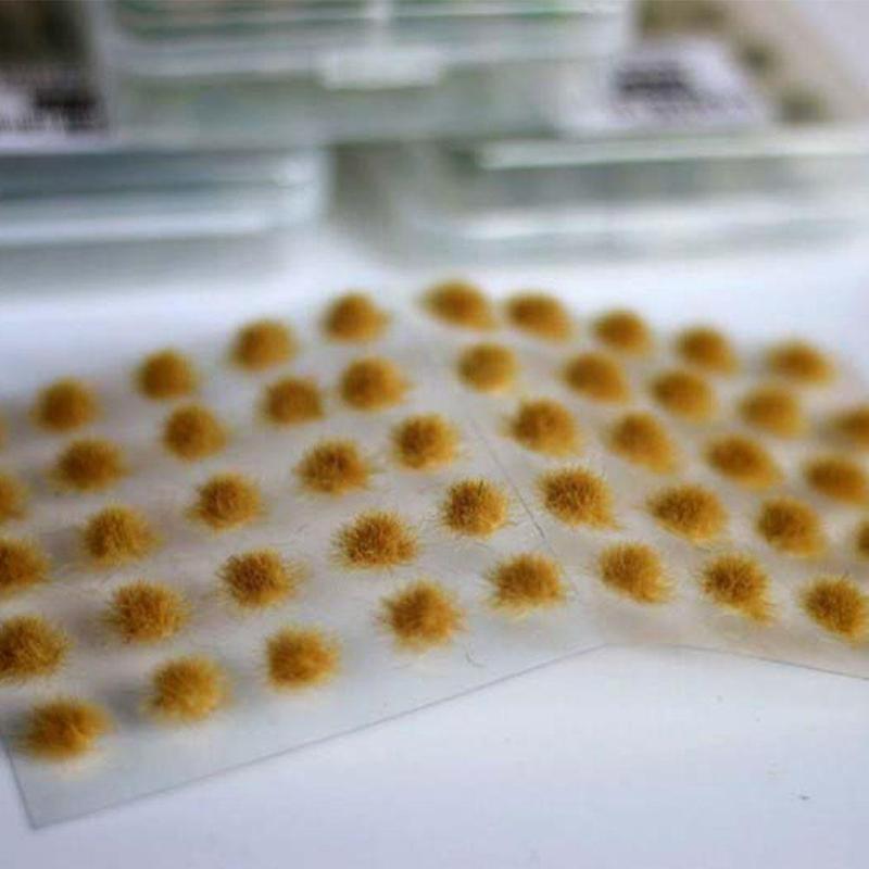 50 Pieces In A Box Diy Miniature Landscape Material Color Table Material For Train Sand With Scene Construction Bushes Six G6r2