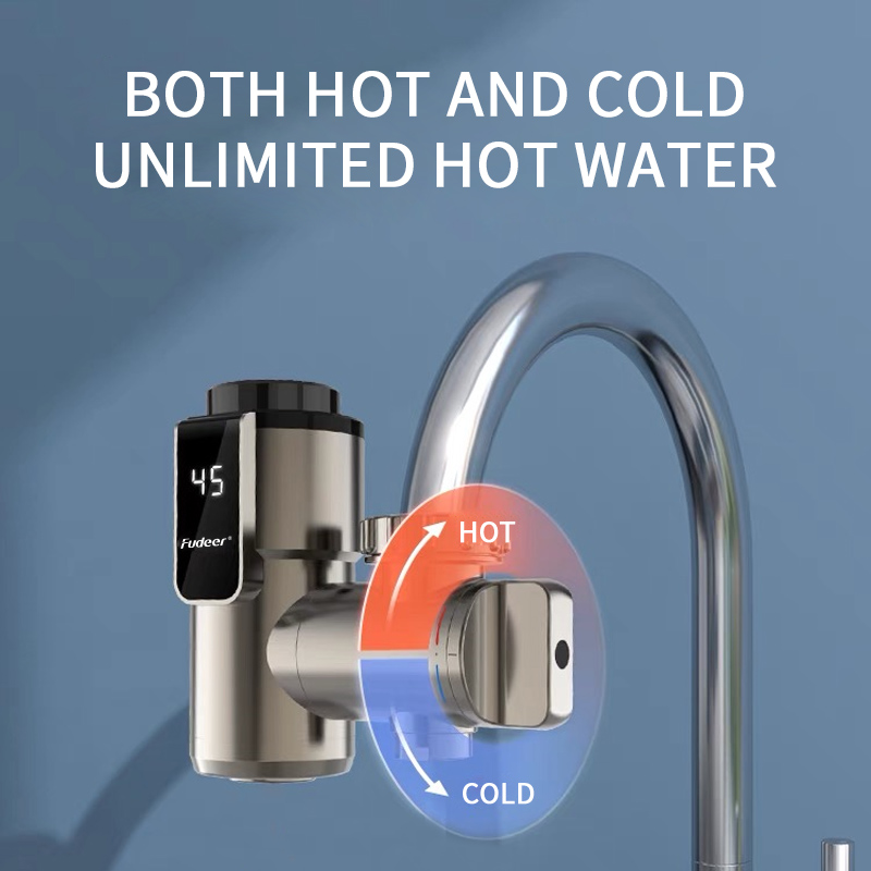 Fudeer Electric Water Heater Kitchen Faucet Conector Instant Water Tap Adapter 220V Water Heater Bathroom Accessories