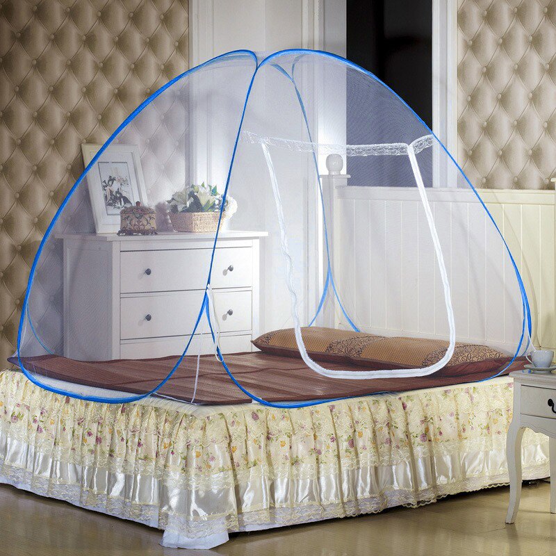 Foldable Mosquito Net Double Door Magic Mosquito Nets Summer Mosquito Netting Camping Travel Anti-insect Bed Tent Breathable