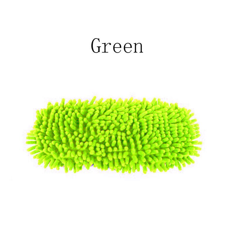 caldo 1pc 5 colore Della Polvere Mocio ciabatta Casa più pulito Pigro pianoforte Spolverare di Pulizia Del Piede Copertura del Pattino Polvere Mocio Casa strumenti di Accessori: verde