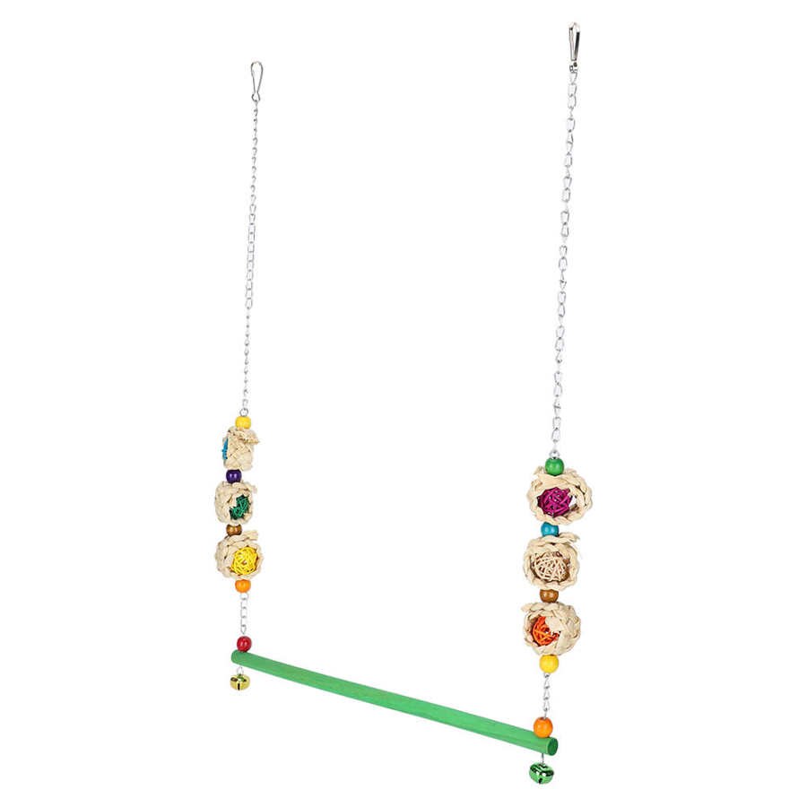 Swing Pet Swing Large Swing Wooden Safety Toy Pet Chicken Toy Chewing for Parrots Pets