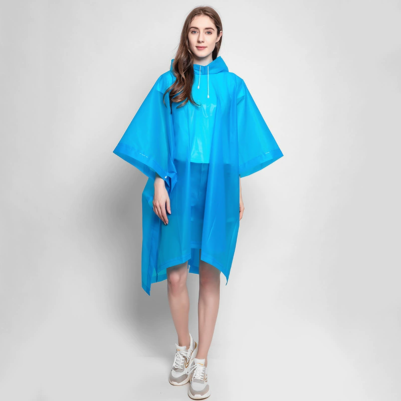 Grote regenponcho 110*130cm eva unisex regenjas verdikte regenjas dames waterdicht heren camping fiets waterdichte regenkleding: Groente