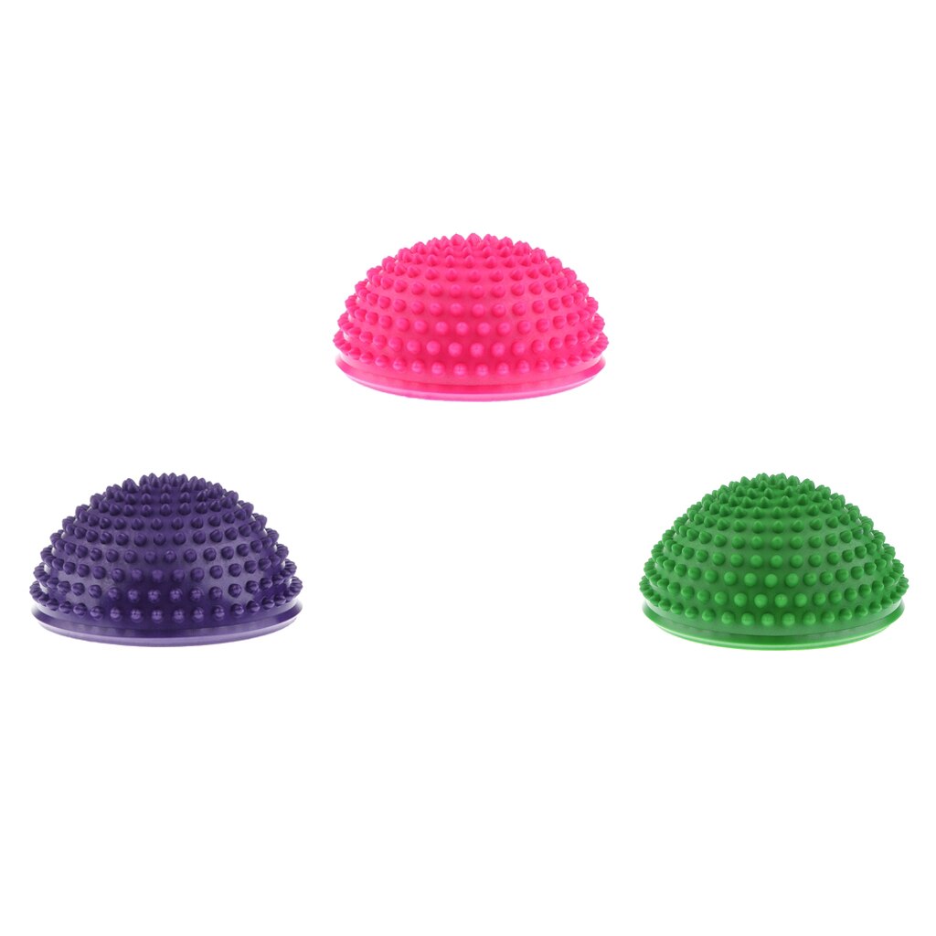 3 Stuks Egel Styled Balans Pod Half Ball Fysieke Fitness Oefening Balans Trainner Voor Kids & Volwassenen