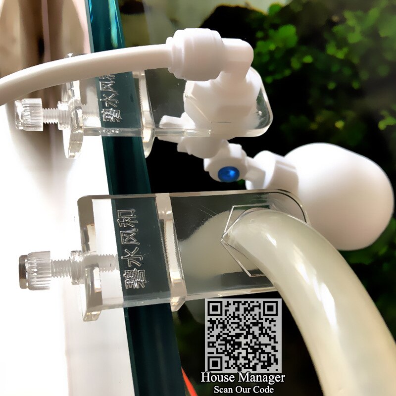 Acuario válvula de agua automática flotante bola de agua de control de agua para el tanque de pescados de agua de reposición de válvula de 2 vías