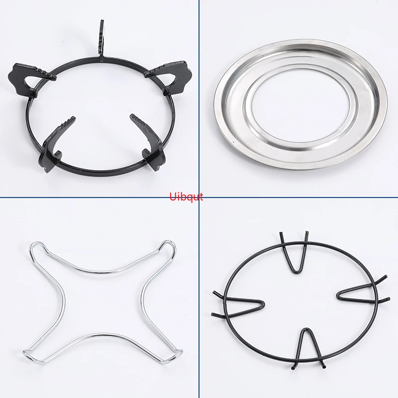Soporte de hierro fundido para ollas y sartenes, estante para quemador, estufa de Gas, herramientas de cocina, accesorios de utensilios de cocina, protector de estufa