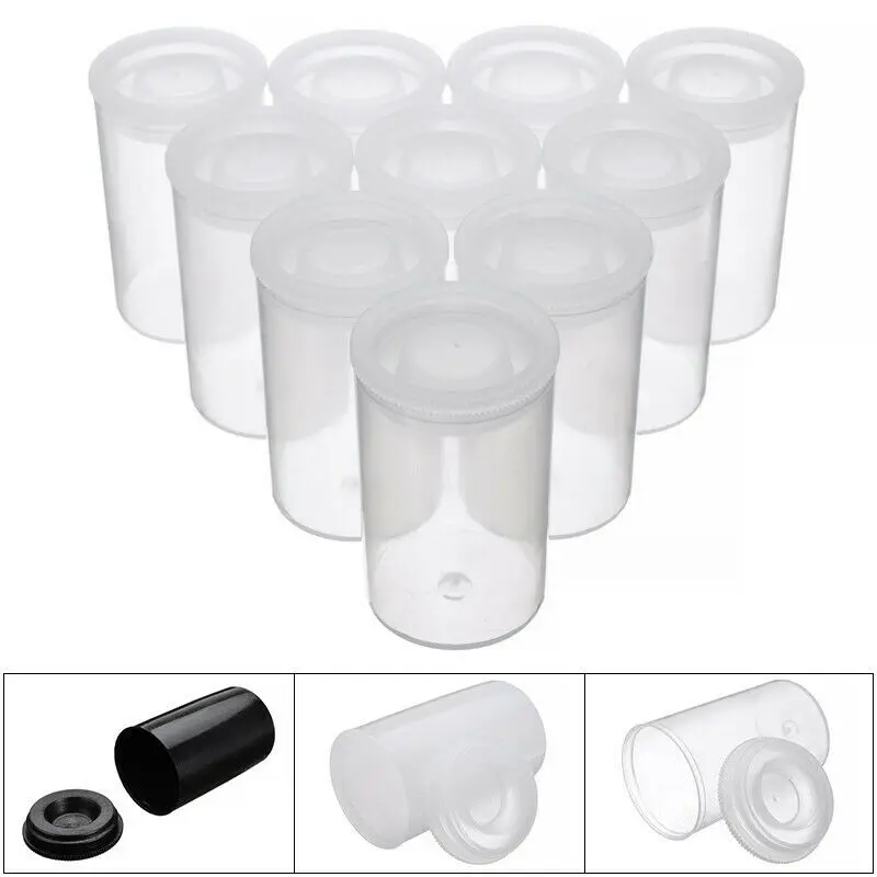100PCS Plastic Visaas Pot Pot Film Bus Camera Reel Container Opbergdoos Kan Doos voor Accessoires Art kralen Pil