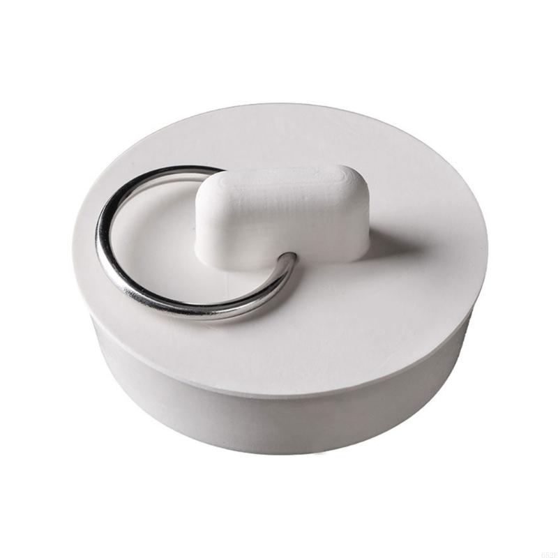 Rubber Bath Plug Drain Stopper Replacement Mop Pool Plug Universal Bath Basin Waste Plug for Kitchen Sink and Washbasin: WHITE