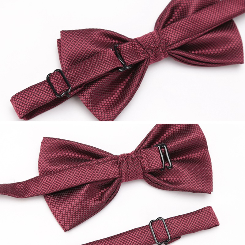 Pajarita de boda de mariposa de Color sólido para hombres, corbata para niños y niñas, accesorios de lazo de caramelo, cuadros Multicolor, pajarita de cuello ajustable