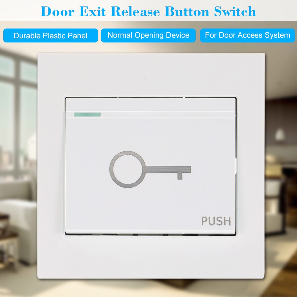 Door Exit Release Button Switch For Electric Magnetic Door Access Control System