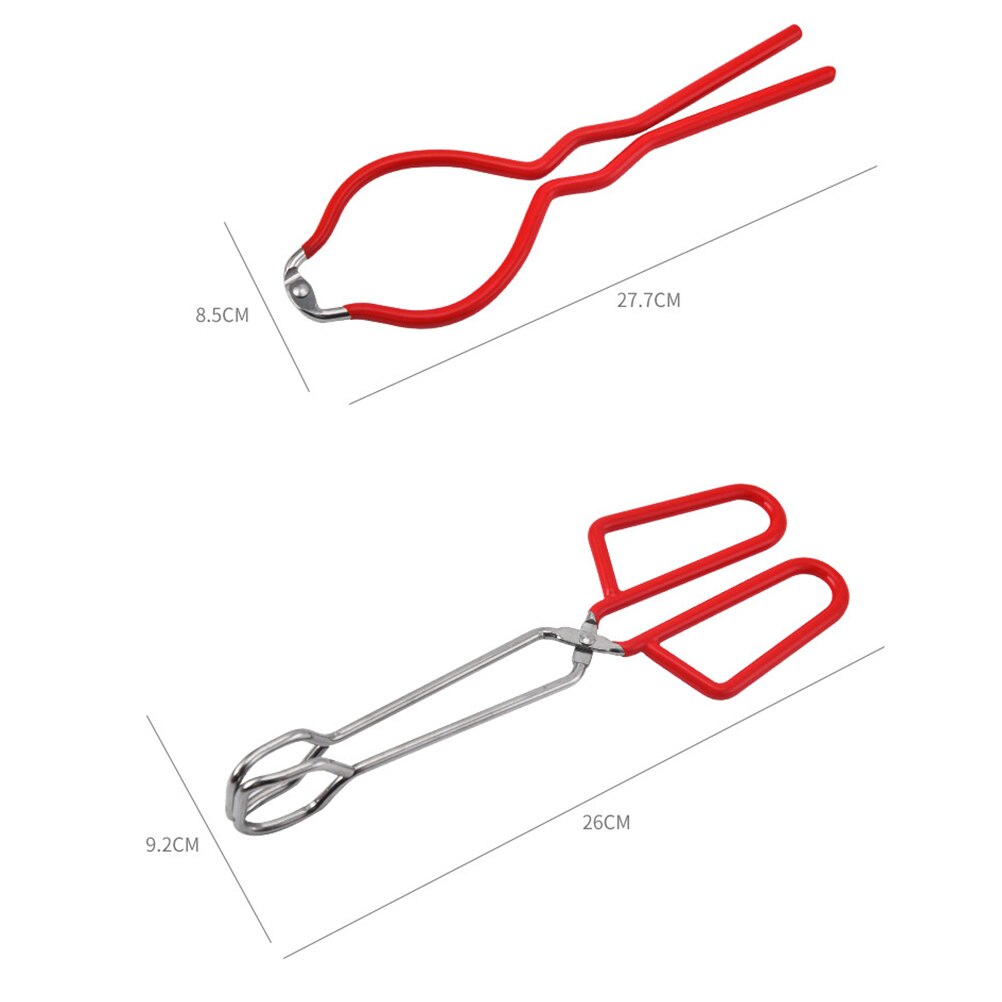 1 Set Premium Canning Kit Durable Canning Funnel Jar Lifter Wrench Set Anti-Scald Tongs Anti-Slip Lifting Tongs Can Lifter Tool