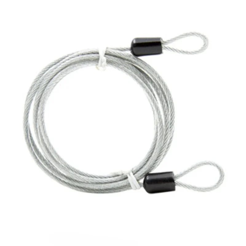 0.5M Bicycle Accessories Bicycle Lock Wire Cycling Strong Steel Cable Lock MTB Road Bike Lock Rope Anti-theft Security Safety: Light Grey