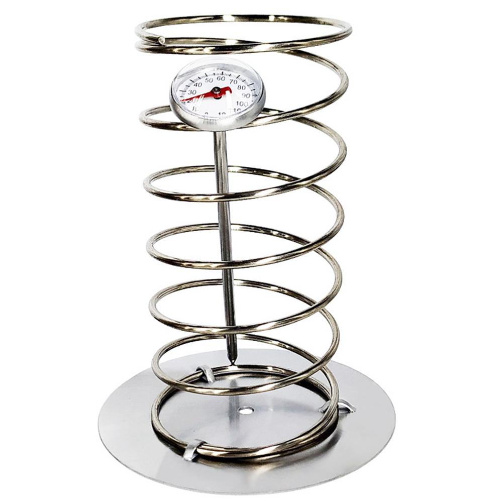 Stainless Steel Temperature Monitor Meat Cooking Barrel Stainless Steel Temperature Monitor Meat Steamer BBQ Cooking Barrel