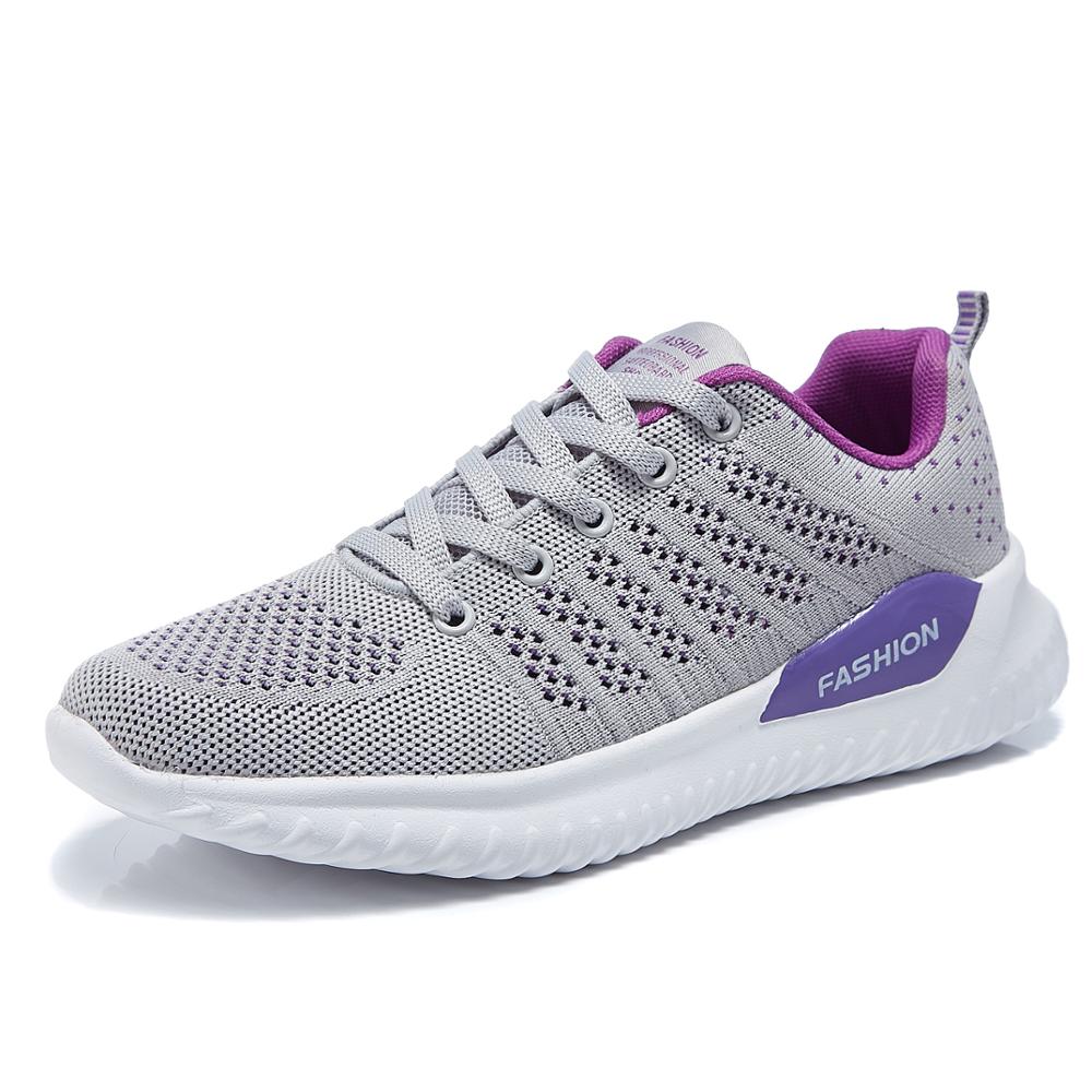 Tenis feminino märke lätta mjuka gympaskor dam tennisskor kvinnlig stabilitet promenadsneakers sneakers billigt: Svart / 4