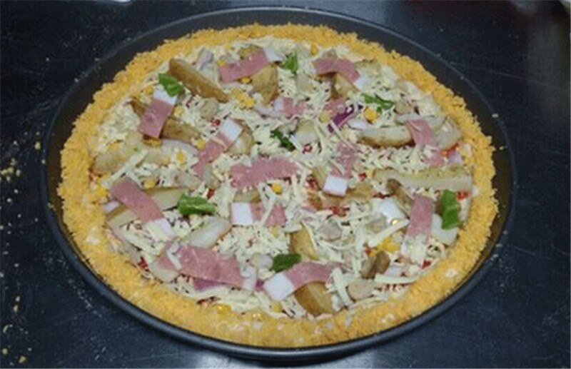 304 Stainless Steel Pizza round Rings for add Sauce Baking pan Ring Pizza Fruit Pie Circle DIY Dessert Decoration Ring tool