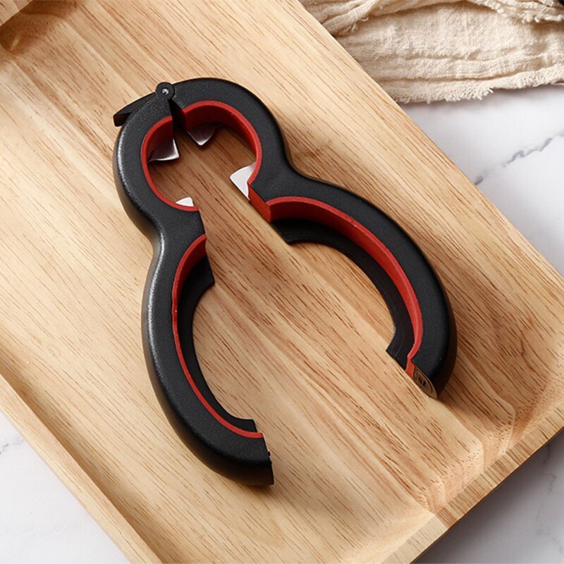6 in 1 Multi Function Twist Bottle Opener, All in One Lid opener 8 shaped Gripper Can Wine Beer Lid Twist Off Jar Opener Claw