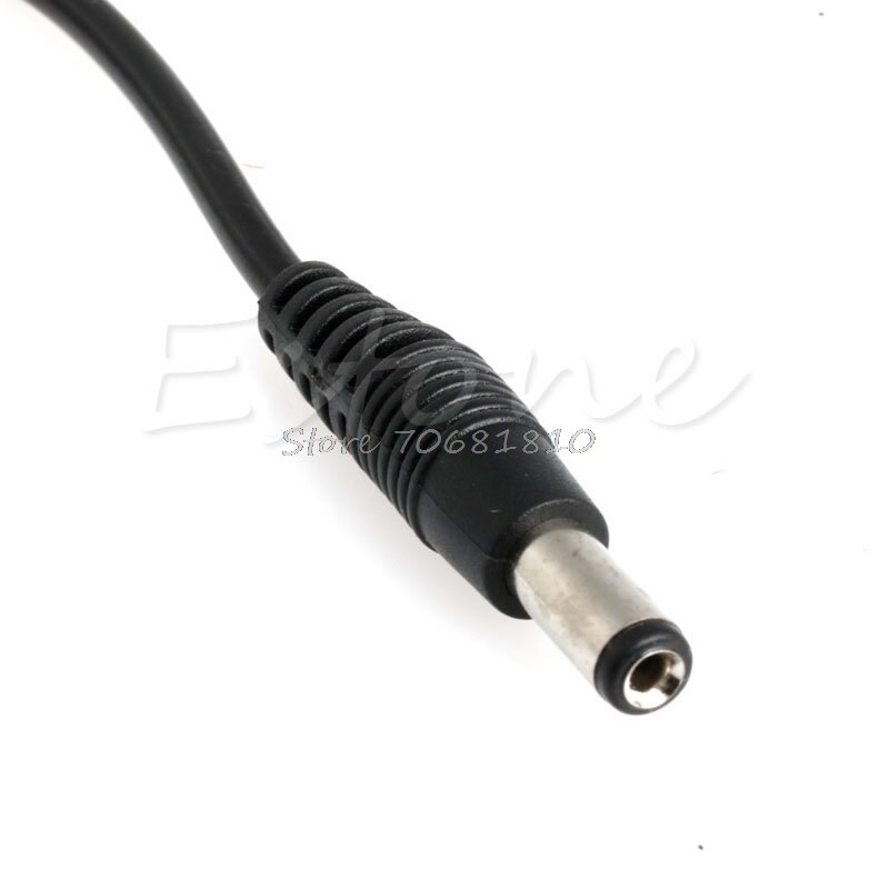 USB Port to 5.5mm / 2.1mm 5V DC Barrel Jack Power Cable Connector