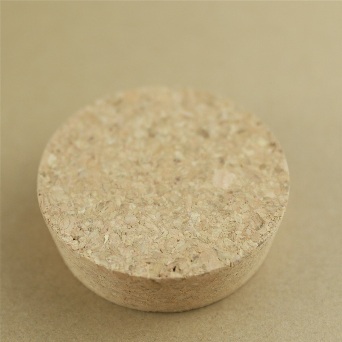 Tapón de corcho para botellas de vidrio grueso, contenedor de botellas para especias, manualidades, almacenamiento de cocina, 65x80mm, 200ml, 4 unids/lote