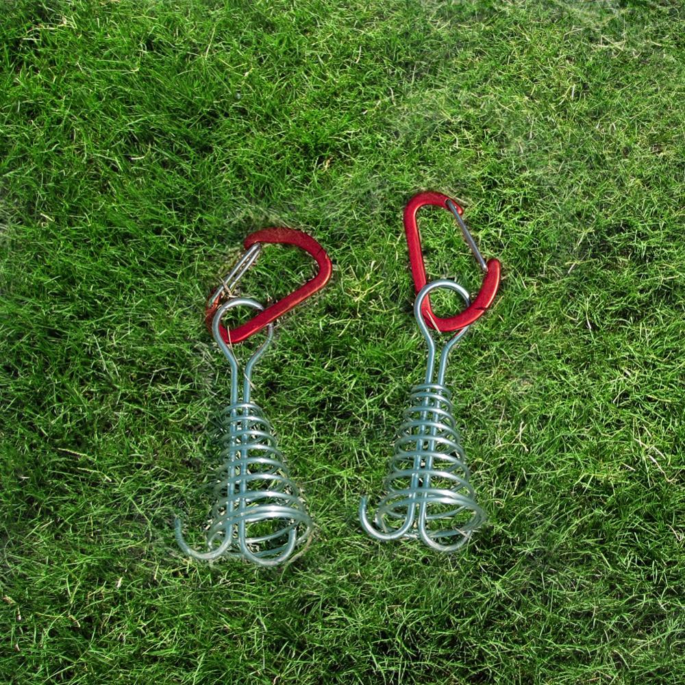 Outdoor Tent Nail Lightweight Fishbone Floor Spring Nails Aluminum Tent Pegs Stake for Hiking Camping Equipment Tent Accessories