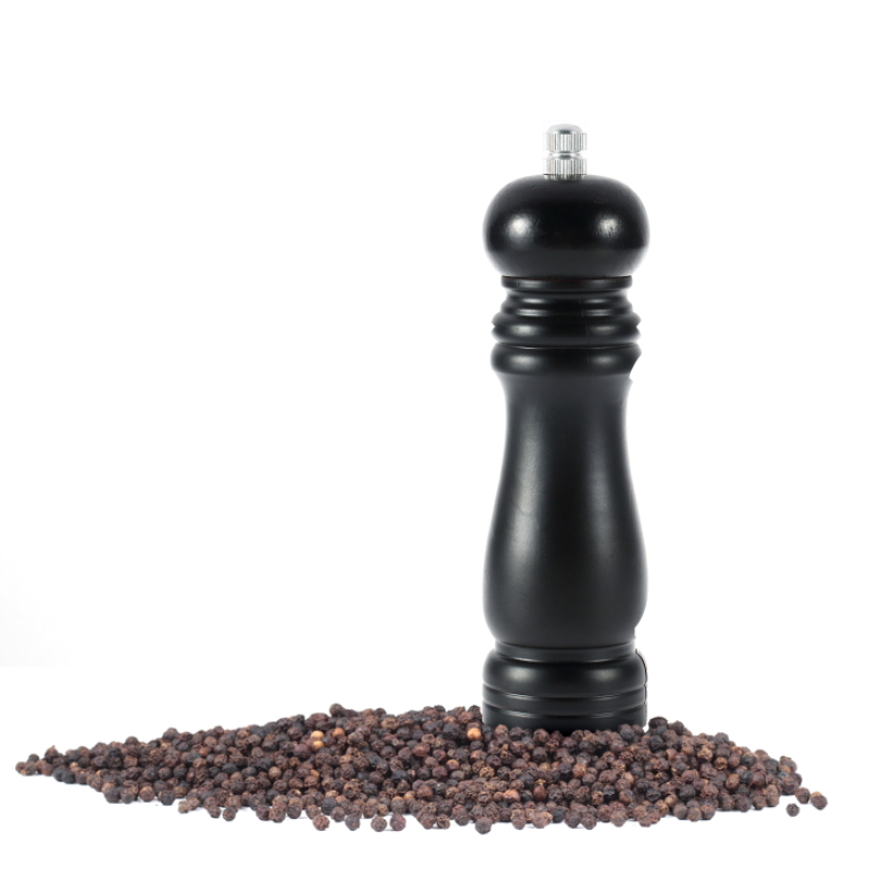 Black Pepper Mill Dutch Wood Manual Pepper Grinding Seasoning Bottle Grinder Pepper Mill