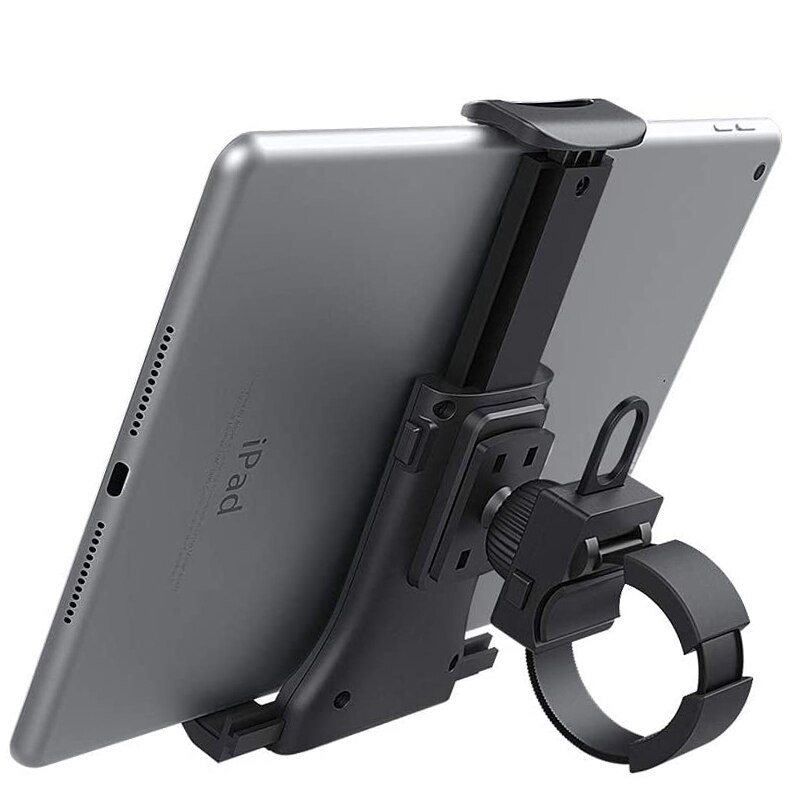 Universelle 4-11 -zoll-tablet-halterung für fahrräder, fitnessgeräte und laufbänder, geeignet für ipad und iphone: Default Title