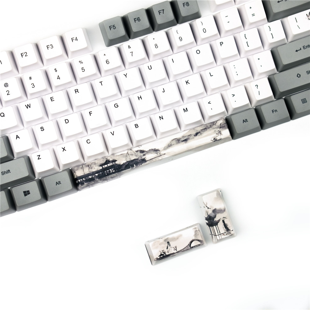 Ink Keycap OEM PBT Keycaps Full Set Mechanical Keyboard Keycaps PBT Dye-Sublimation Keycap