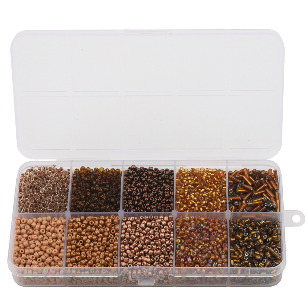 130g/set Glass Round Seed Beads Tube Loose Beads DIY Bracelet Necklace Czech Crystal For Jewelry Making Handmade Accessories: PURPLE