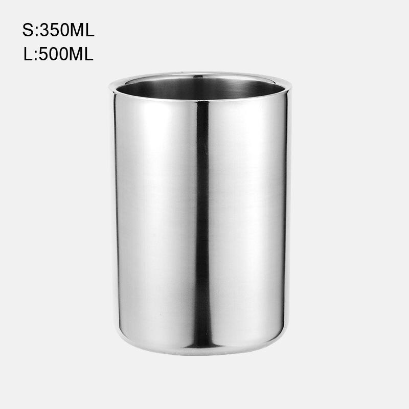 Nespresso kopper pixie espresso dobbeltlag 304 rustfrit stål termokapsel krus koldt vand øl krus dobbelt kaffe mælk te kop: 3 / M