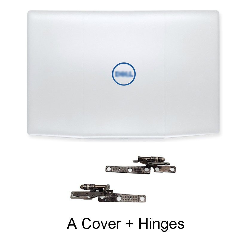 Laptop LCD Back Cover For Dell G3 3590 Series A B C D Top Cover Front Bezel Palmrest Bottom Case Hinges White 03HKFN: A Cover Hinges