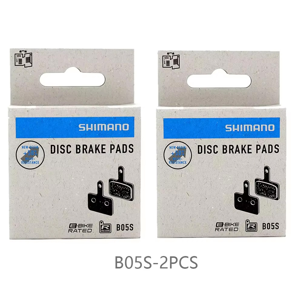 SHIMANO B05S Hars Schijfremblokken Voor BR-MT200 MT400 UR300 MT500 M355 M375 M415 M446 M485 M525 Voor MTB Fietsonderdelen: Rood