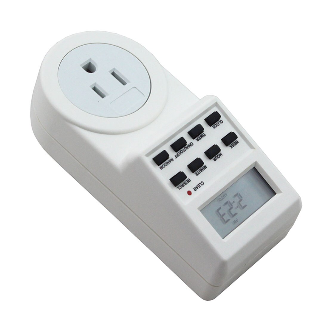 Digital Timer Switch Socket EU/US/UK/AU Plug-in Programmable 7 Day 12/24 Hour Timer Switch Socket for Kitchen Timer Switch
