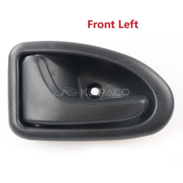 Manija de puerta interior negra LH/RH para coche, manija de puerta interior para Renault TRAFIC Clio 1999-up Scenic Megane: Front Left 1pc