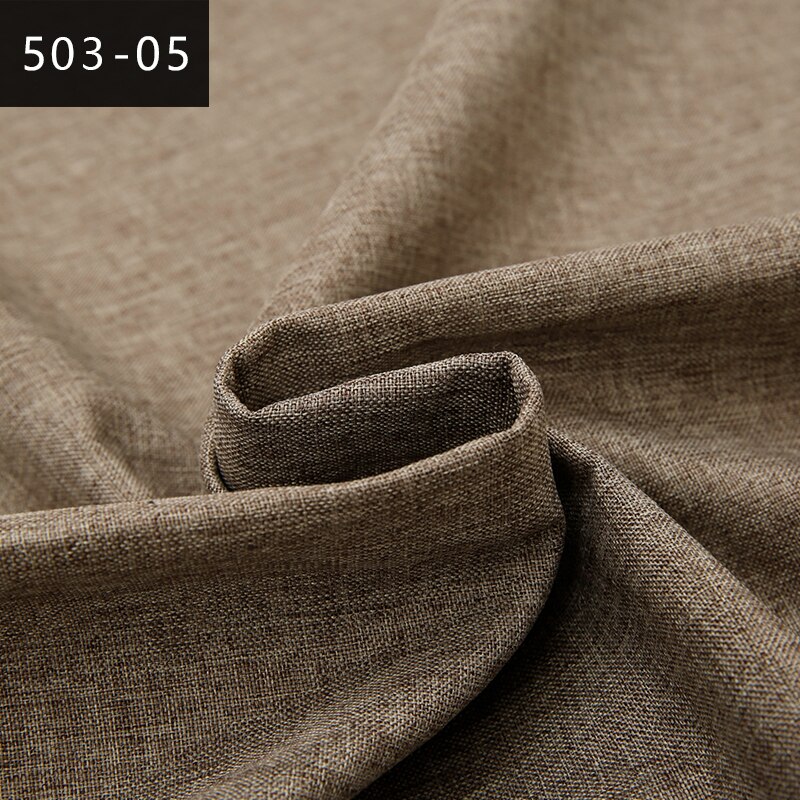 Fabric for sofa Linen fabric material polyester upholstery fabric for table DIY and sewing