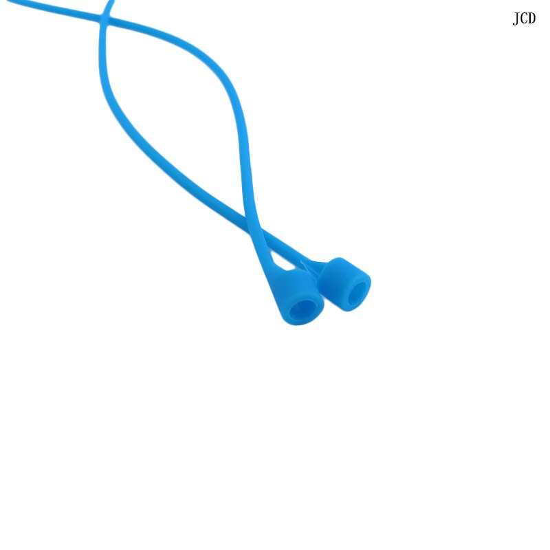 Jcd øretelefonstrop til apple airpods anti tabt strop loop string reb silikone hovedtelefon kabel ledning til air pods